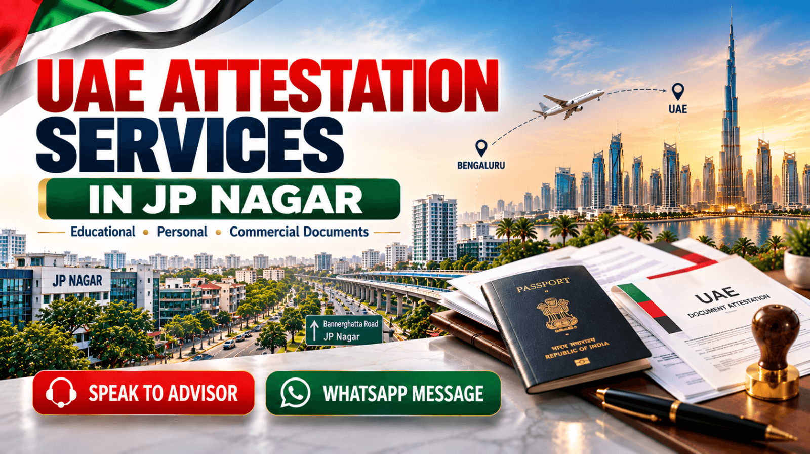 UAE Attestation Services in JP Nagar