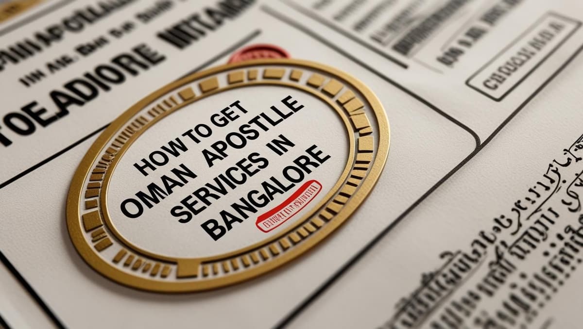 How to Get Oman Apostille Services in Bangalore: A Complete Guide