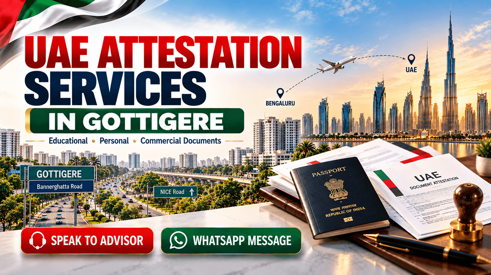 UAE Attestation Services in Gottigere