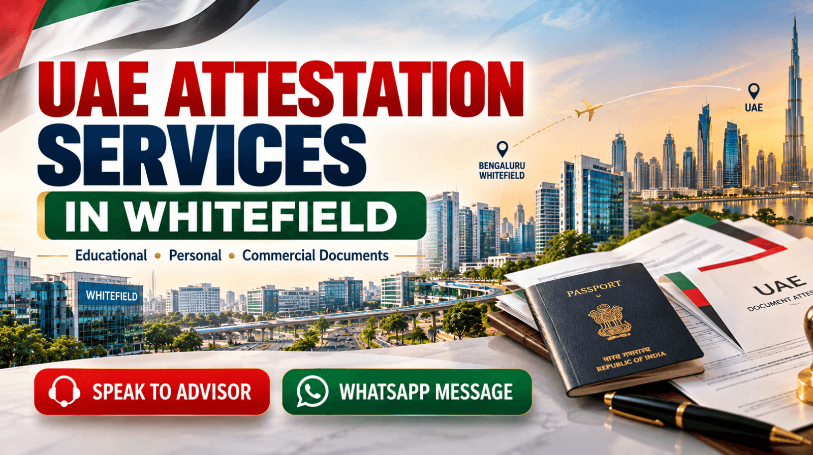 UAE Attestation Services in Whitefield