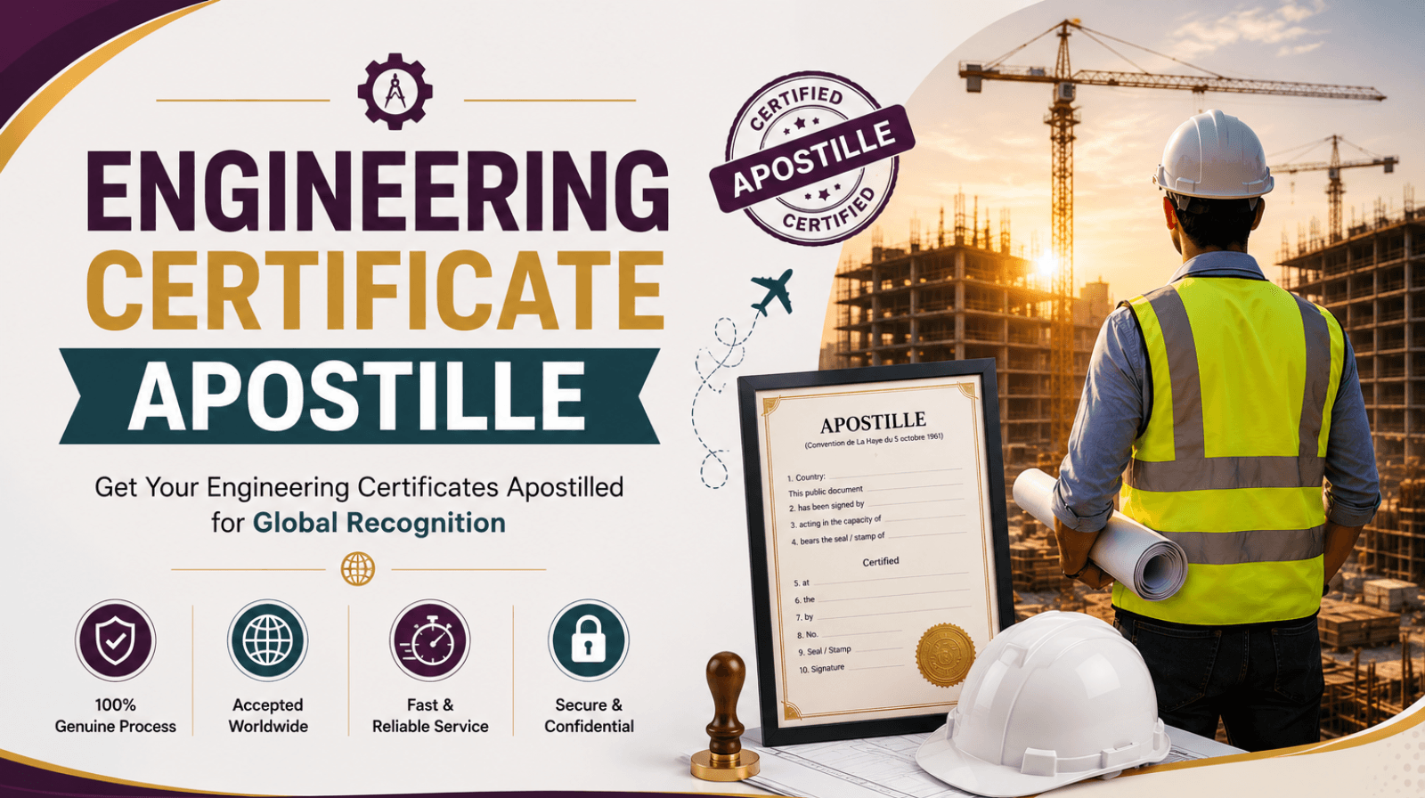 Engineering Certificate Apostille in Bangalore