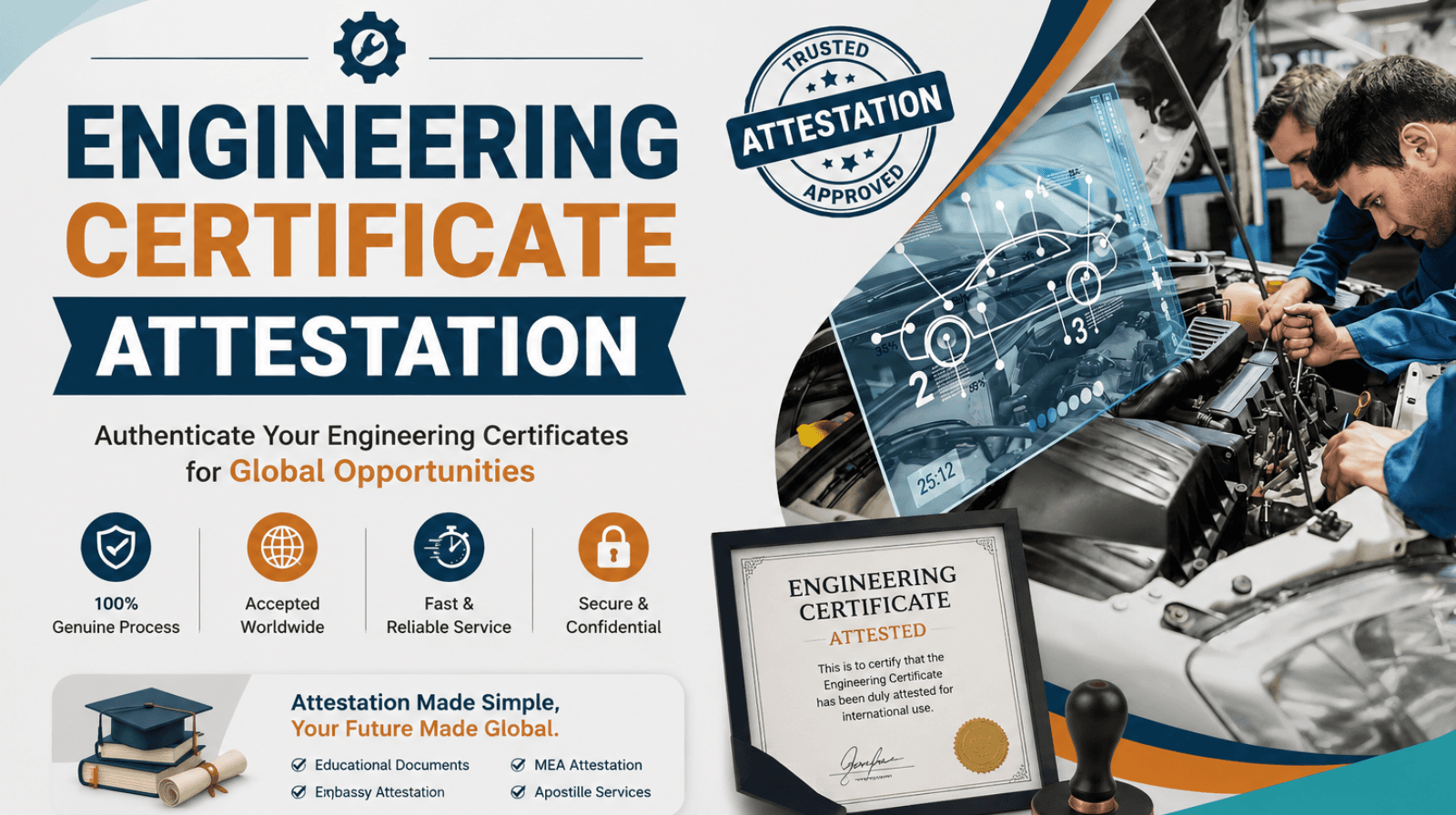 Engineering Certificate Attestation in Bangalore
