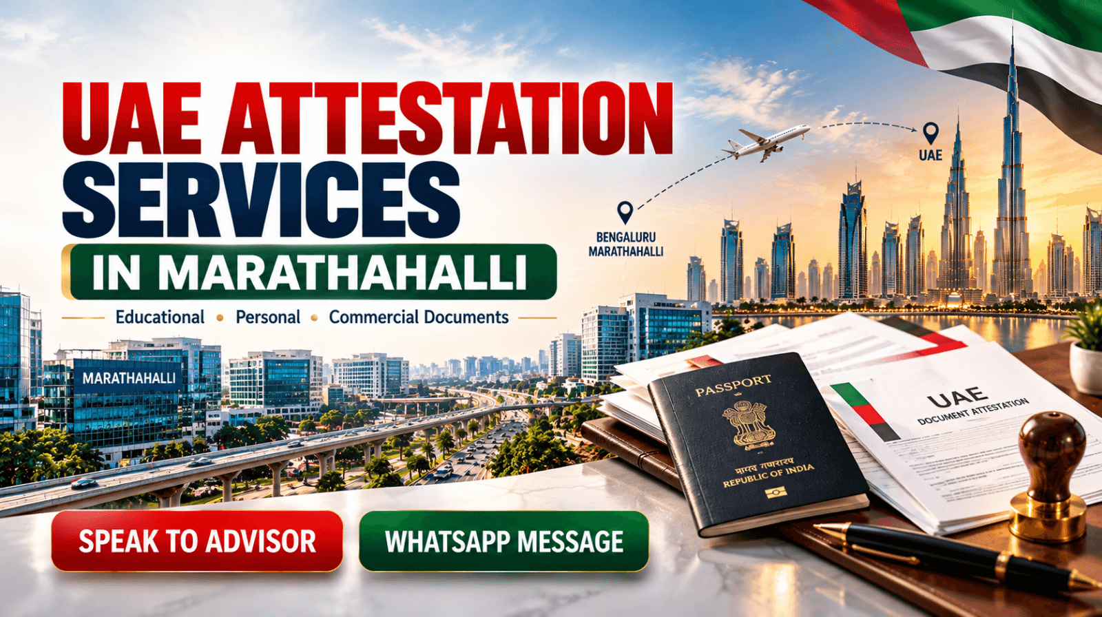 UAE Attestation Services in Marathahalli
